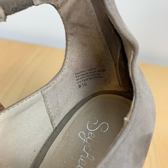 Anthropologie Seychelles Block Heel Suede Sandals - Picture 8 of 8